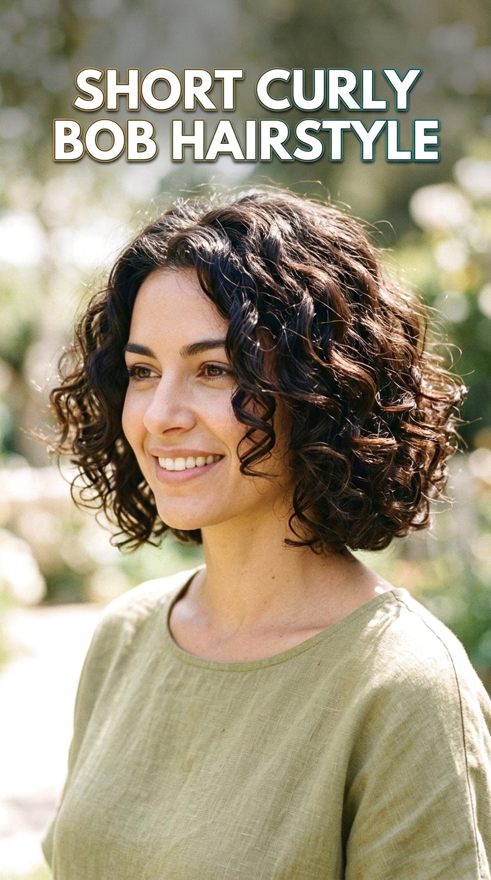 Short Curly Bob