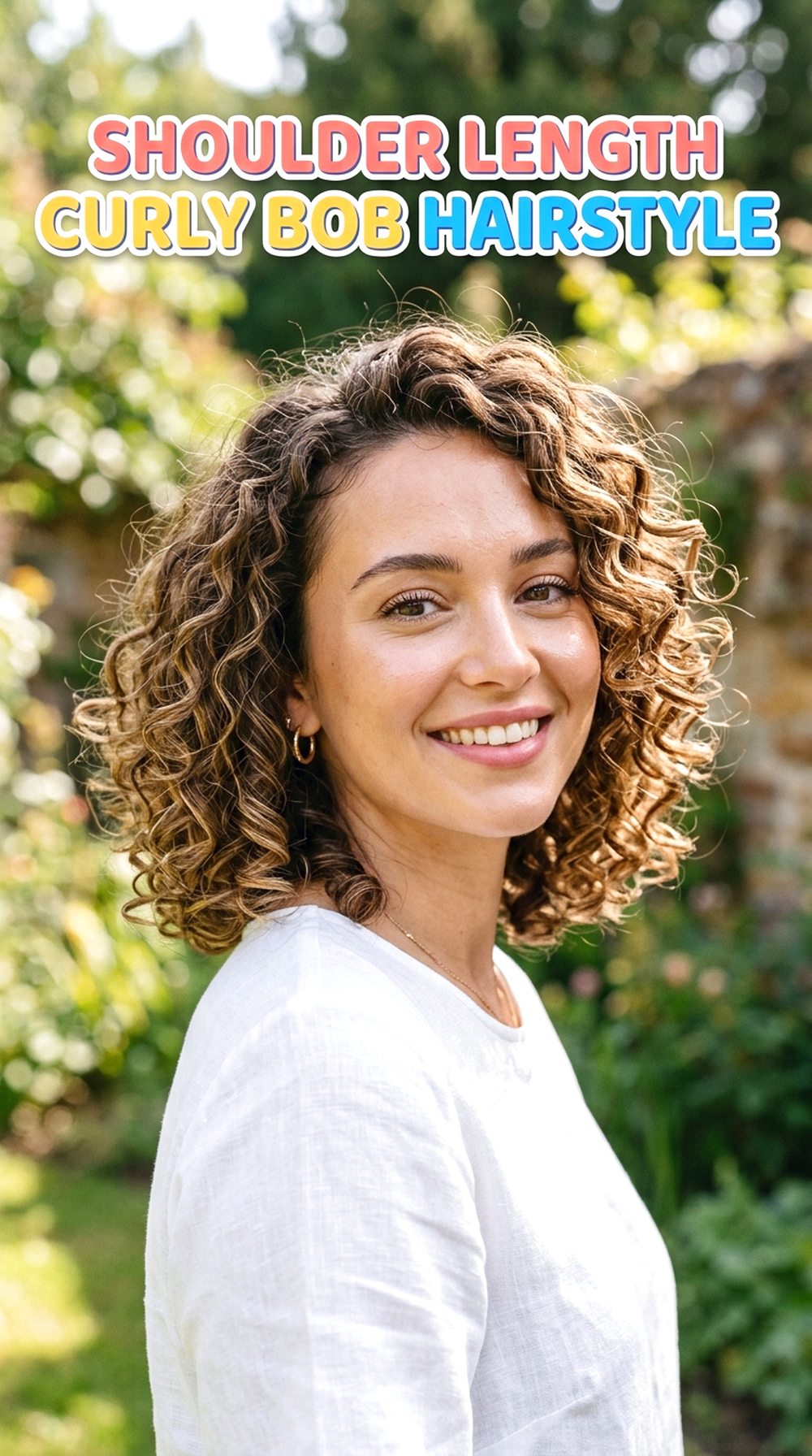 Shoulder Length Curly Bob