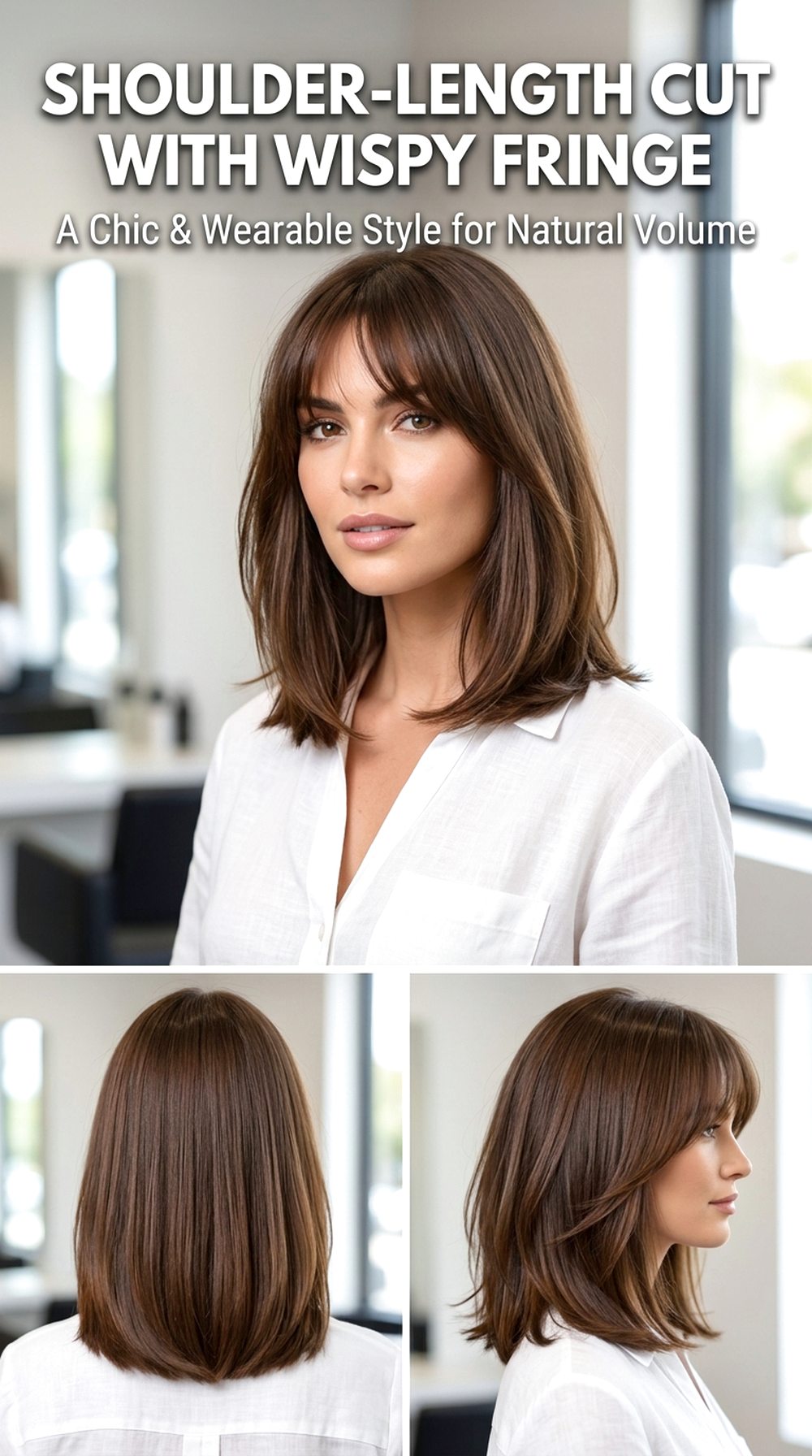 Shoulder-Length Cut With Wispy Fringe