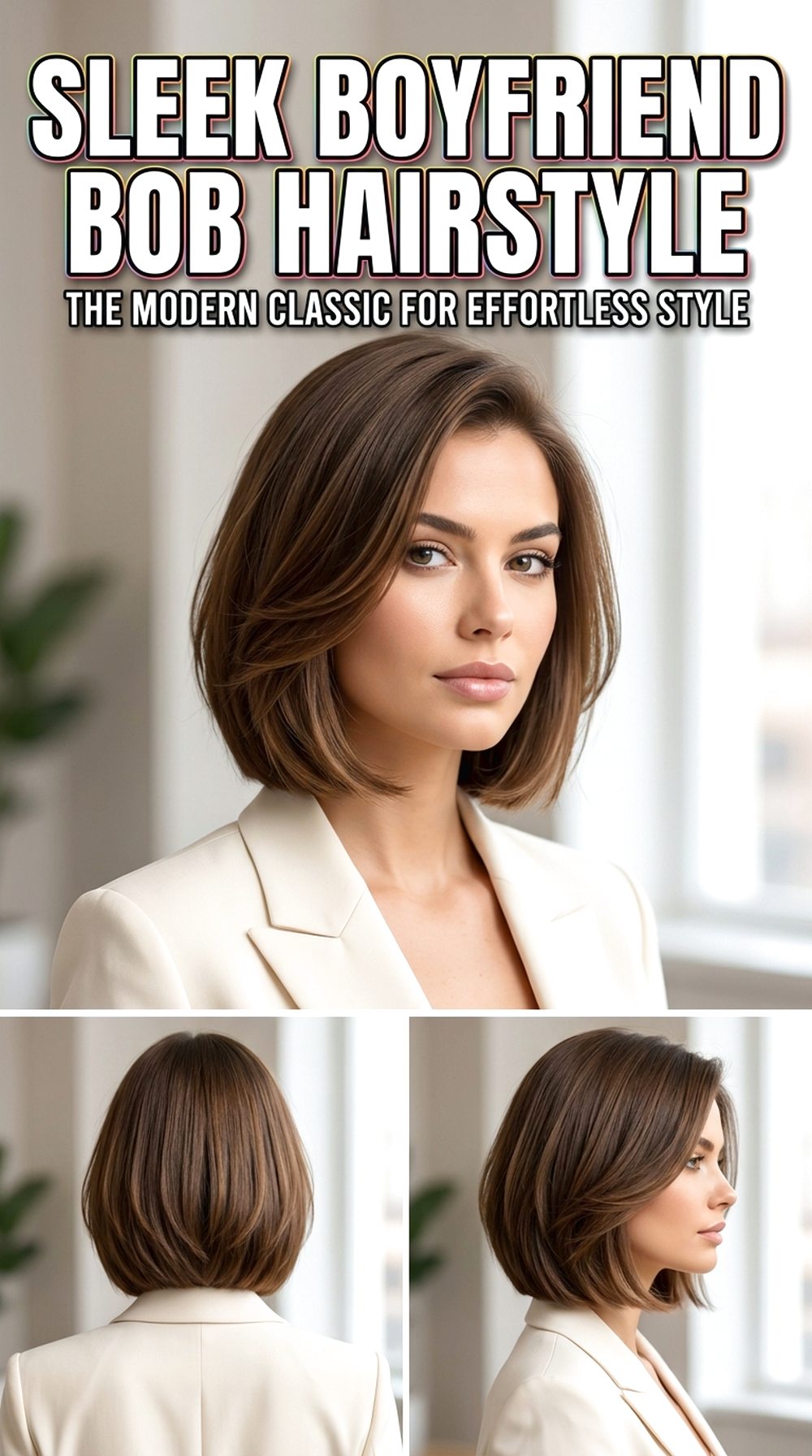Sleek Boyfriend Bob