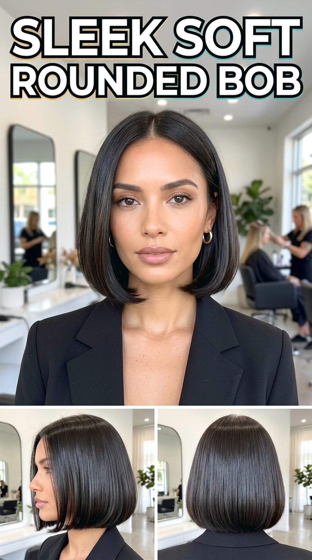 Sleek Soft Rounded Bob