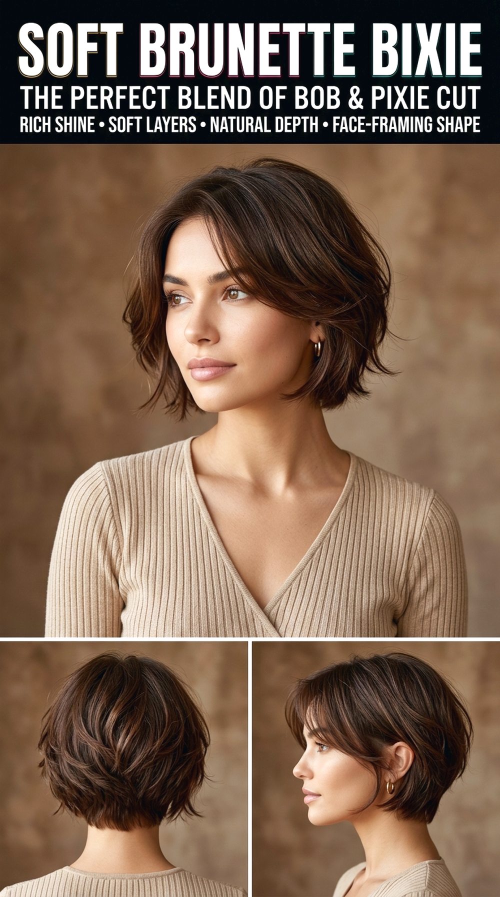 Soft Brunette Bixie