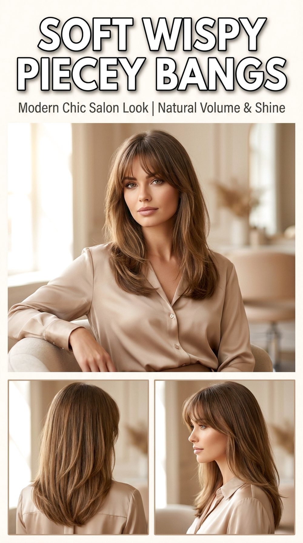 Soft Wispy Piecey Bangs