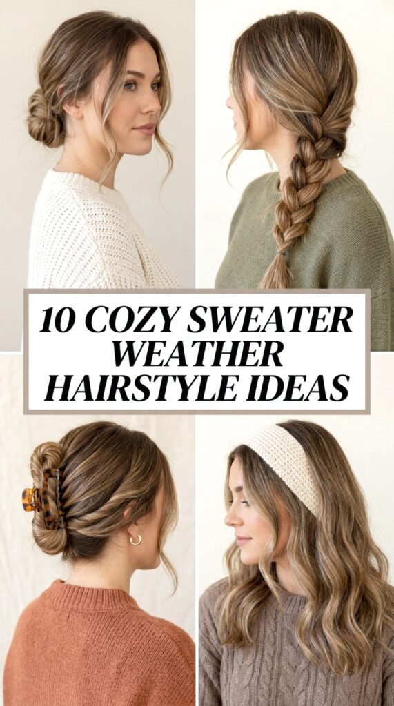 Cozy Sweater Weather Hairstyle Ideas