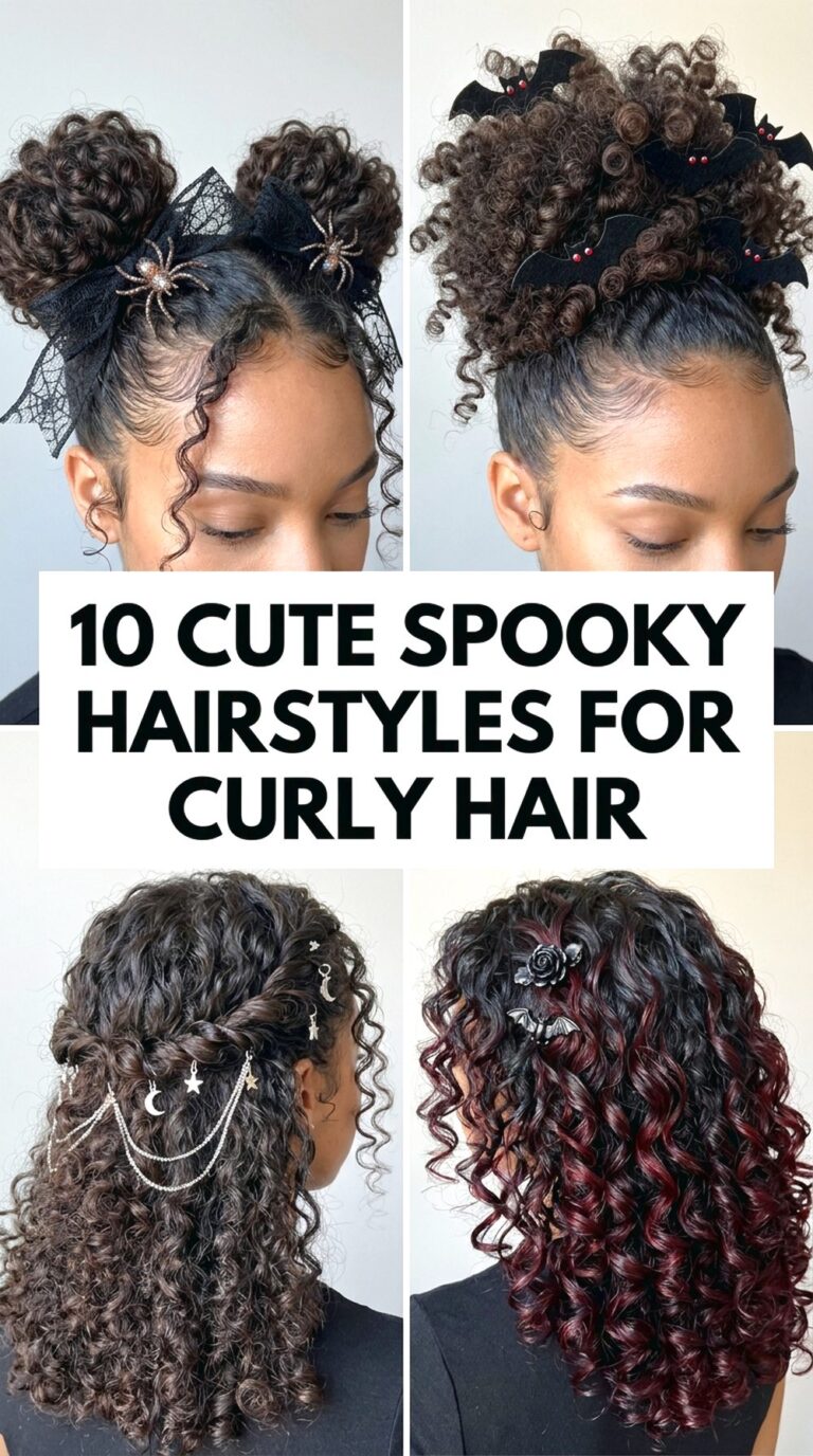 Cute Spooky Hairstyles For Curly Hair