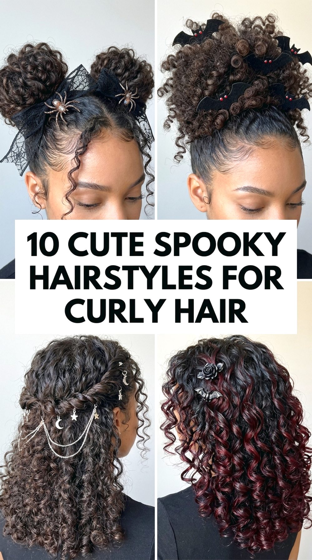Cute Spooky Hairstyles For Curly Hair