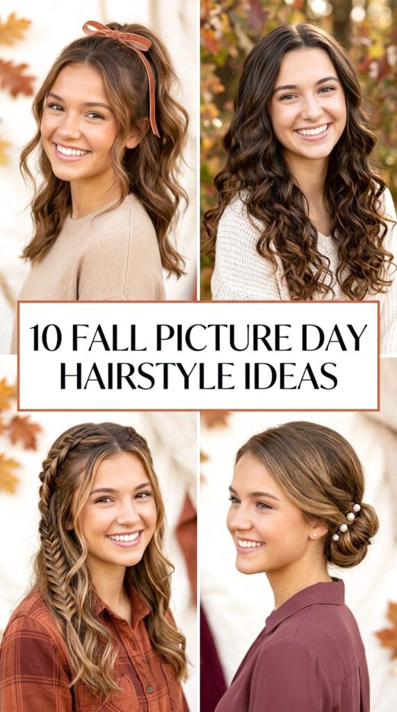 Fall Picture Day Hairstyle Ideas