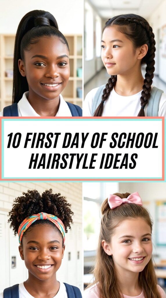 First Day Of School Hairstyle Ideas