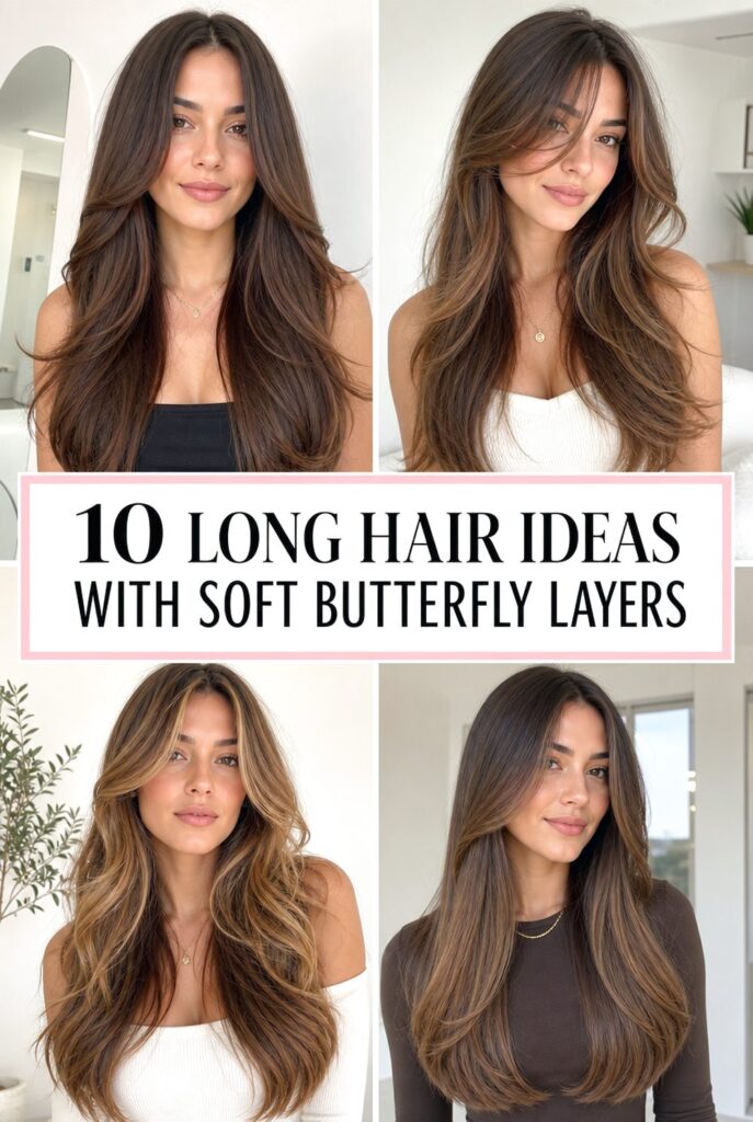 Long Hair Ideas Soft Butterfly Layers