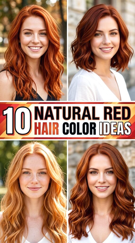Natural Red Hair Color Ideas