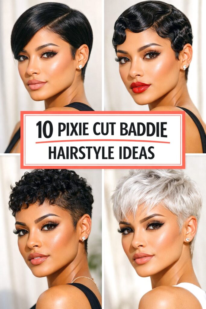 Pixie Cut Baddie Hairstyle Ideas