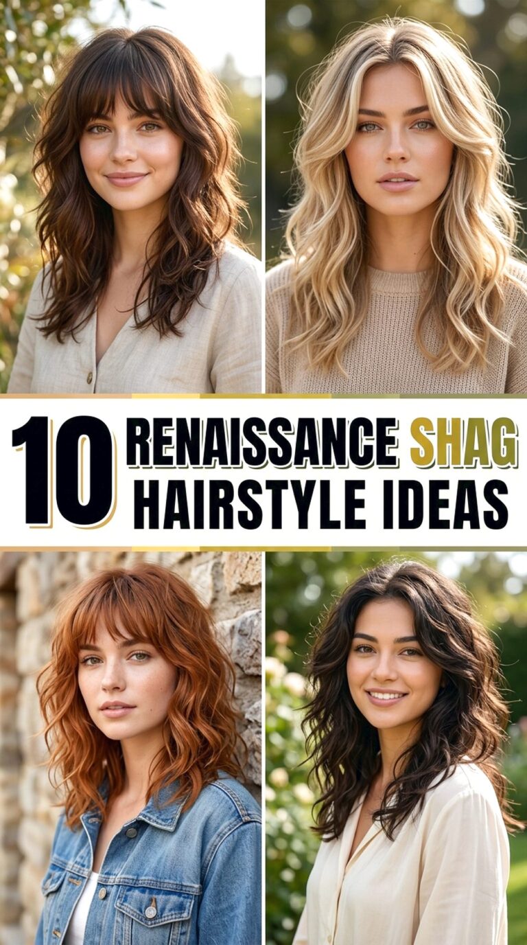 Renaissance Shag Hairstyle Ideas
