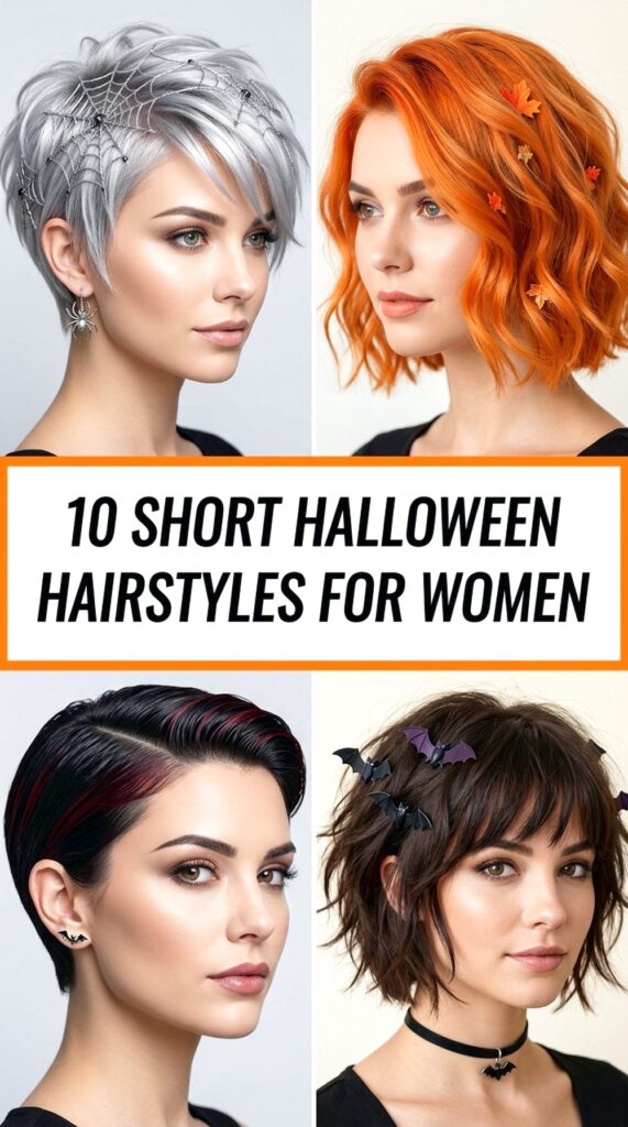 Short Halloween Hairstyles For Women
