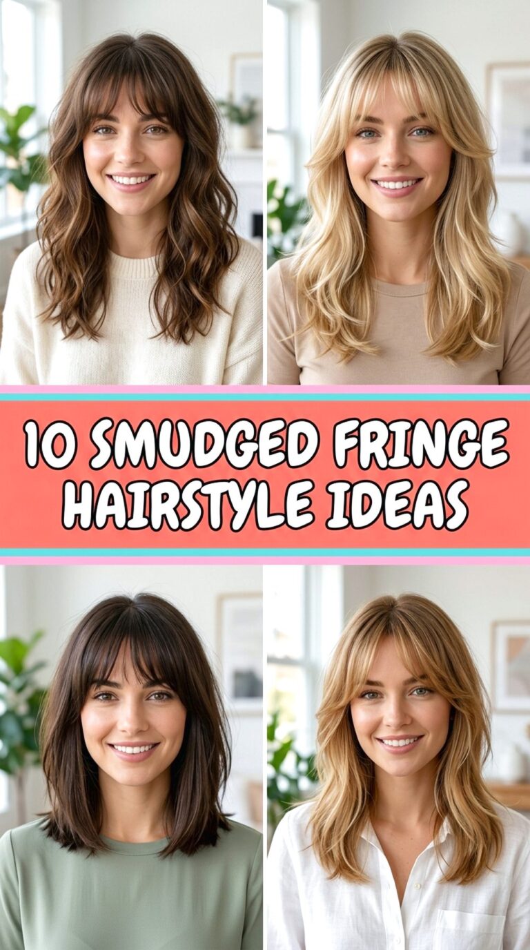 Smudged Fringe Hairstyle Ideas