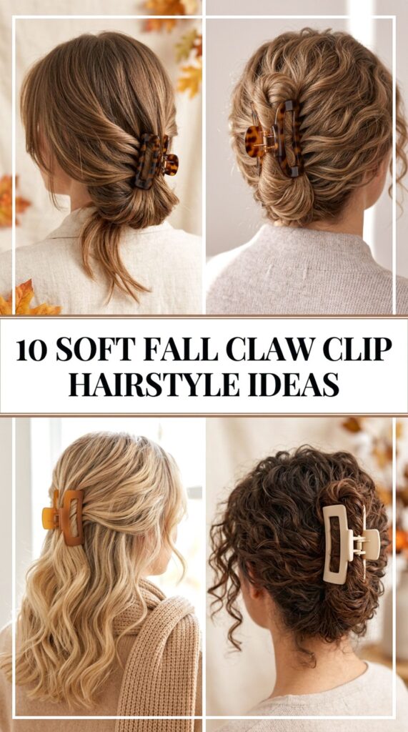 Soft Fall Claw Clip Hairstyle Ideas
