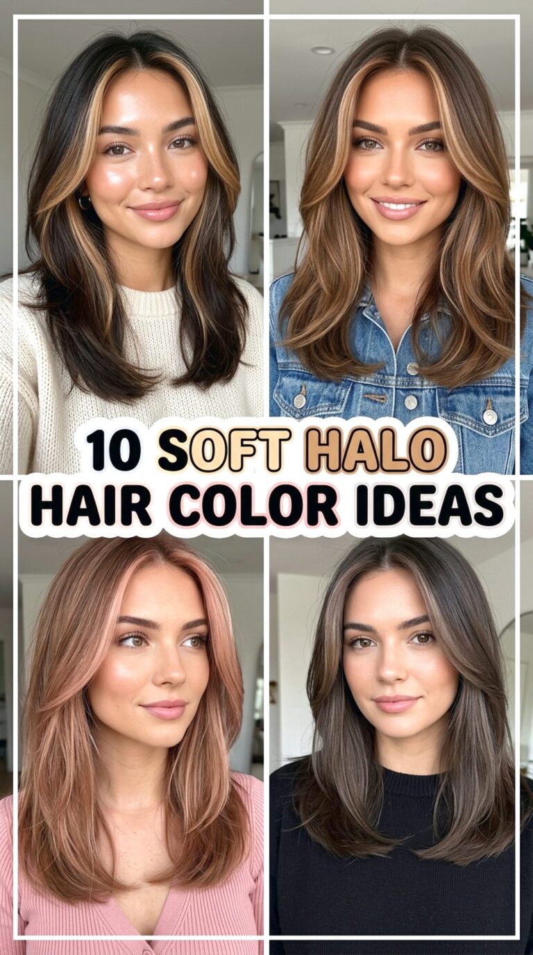 Soft Halo Hair Color Ideas