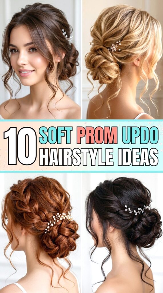 Soft Prom Updo Hairstyle Ideas