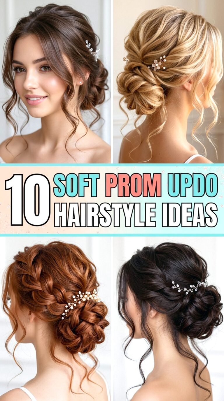 Soft Prom Updo Hairstyle Ideas