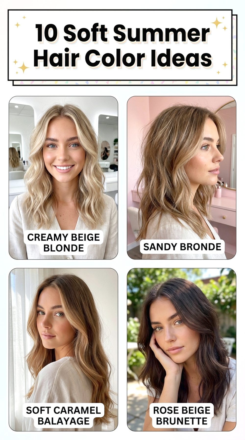 Soft Summer Hair Color Ideas
