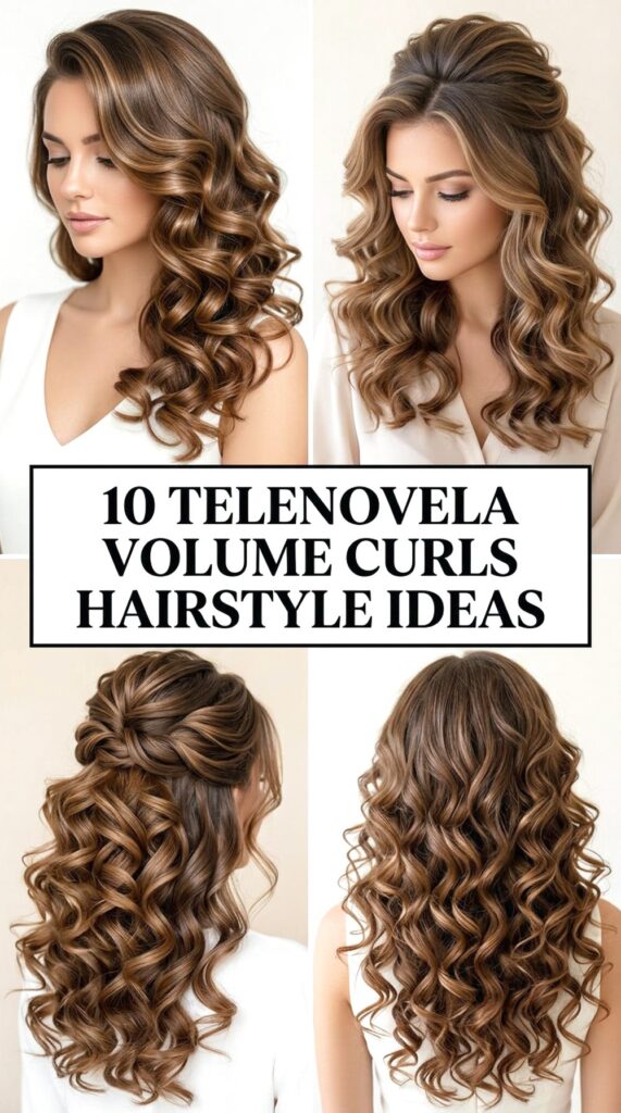 Telenovela Volume Curls Hairstyle Ideas