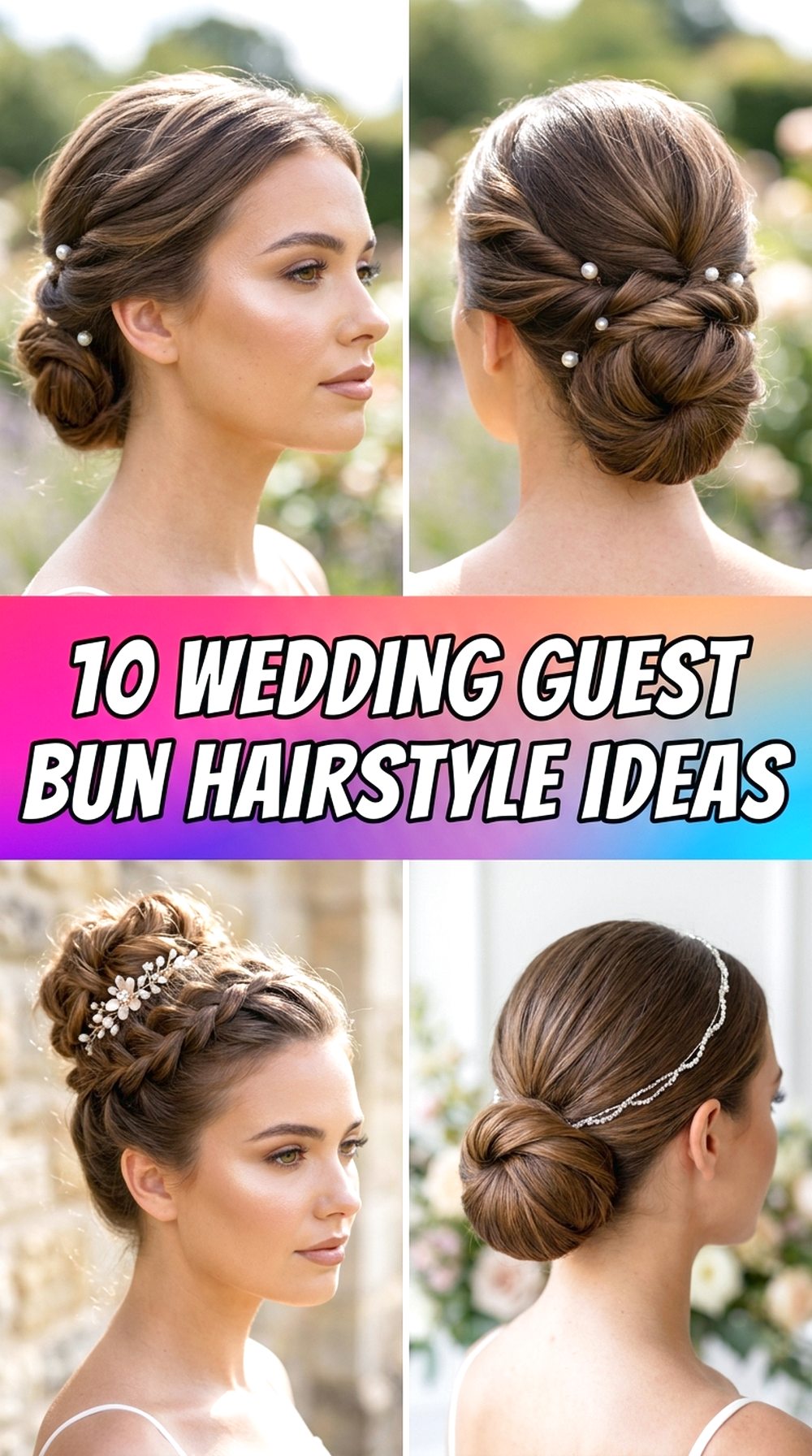 Wedding Guest Bun Hairstyle Ideas