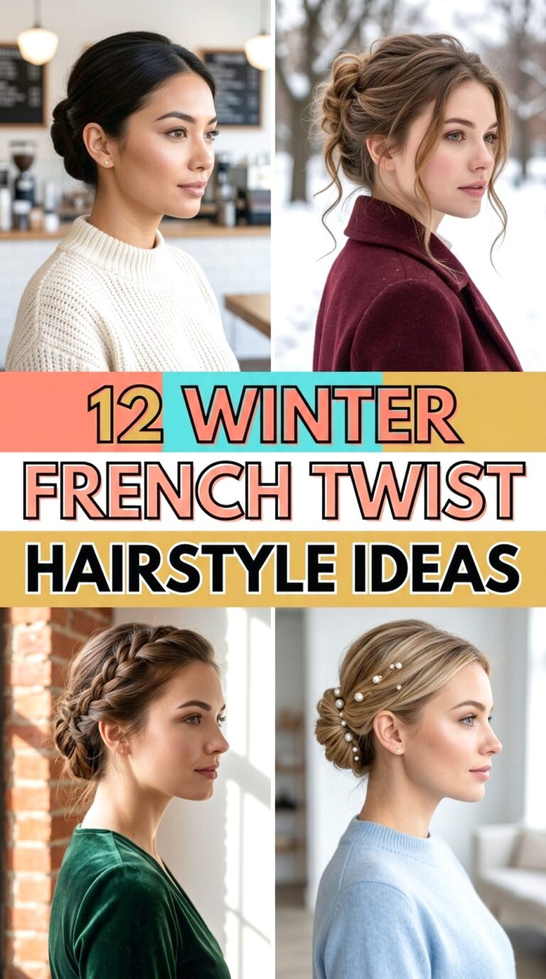 Winter French Twist Hairstyle Ideas