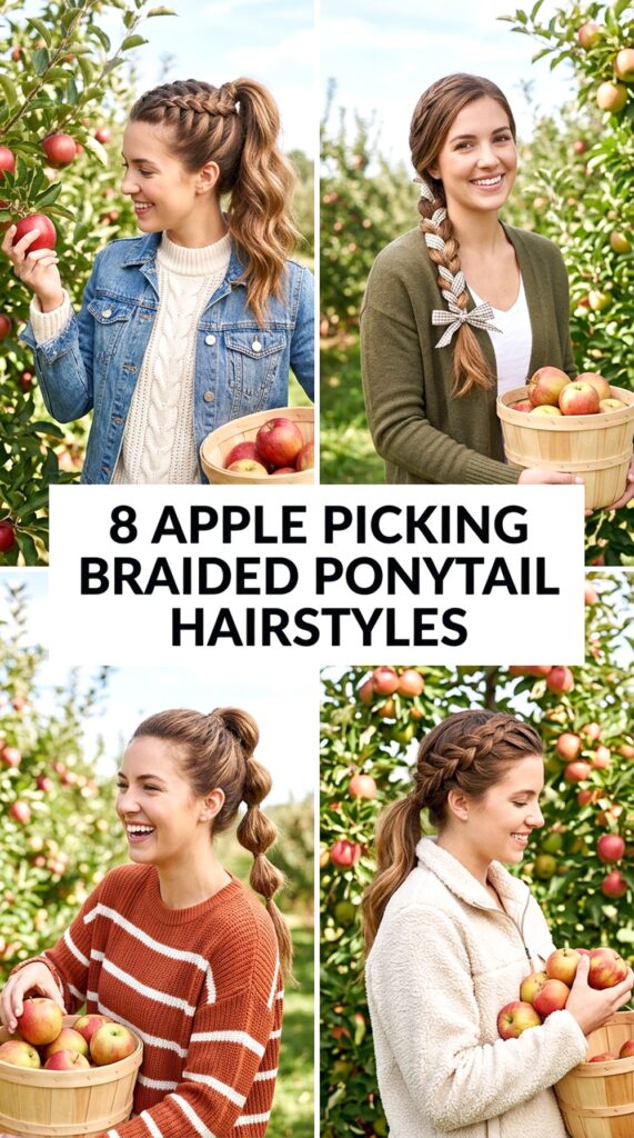 Apple Picking Braided Ponytail Hairstyles