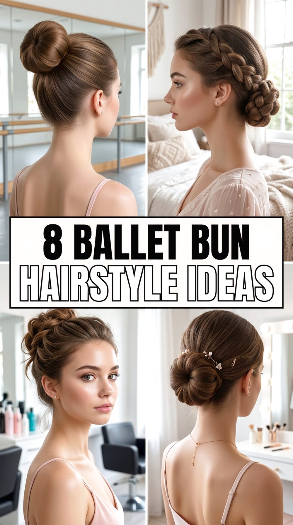 Ballet Bun Hairstyle Ideas