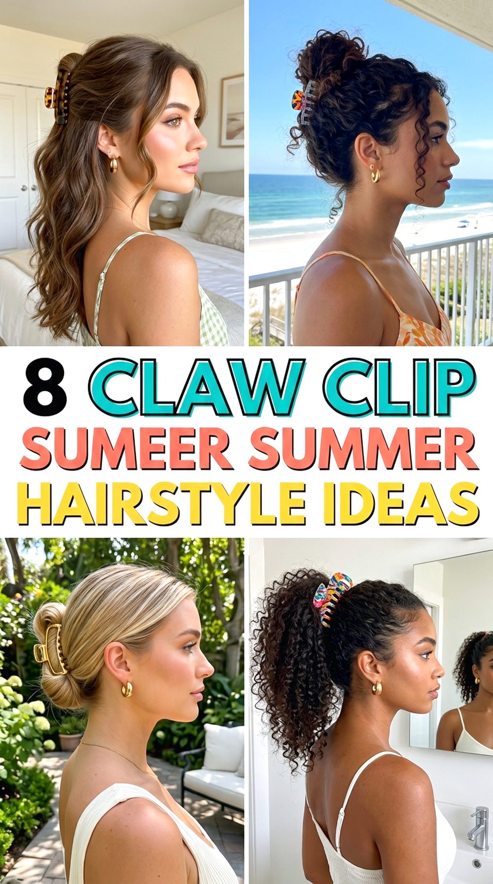 Claw Clip Summer Hairstyle Ideas