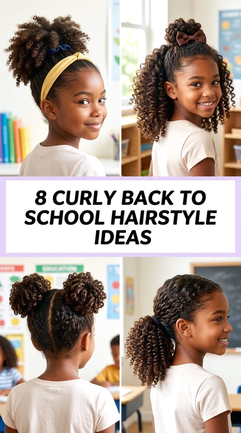 Curly Back To School Hairstyle Ideas