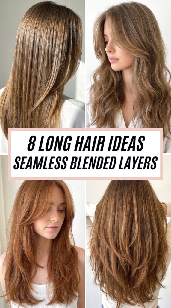 Long Hair Ideas Seamless Blended Layers