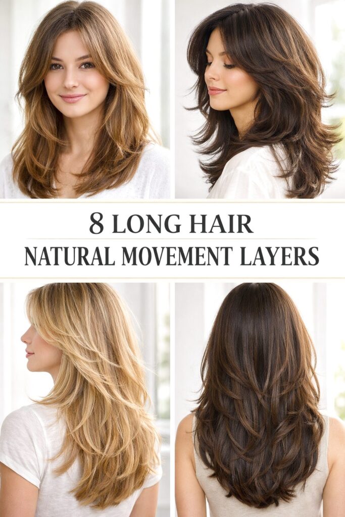 Long Hair Natural Movement Layers