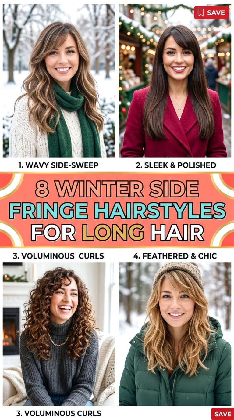 Winter Side Fringe Hairstyles For Long Hair
