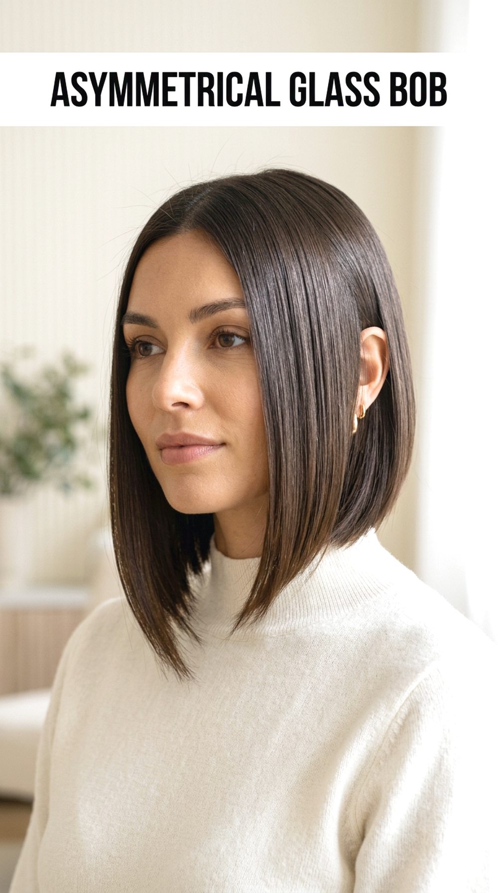Asymmetrical Glass Bob
