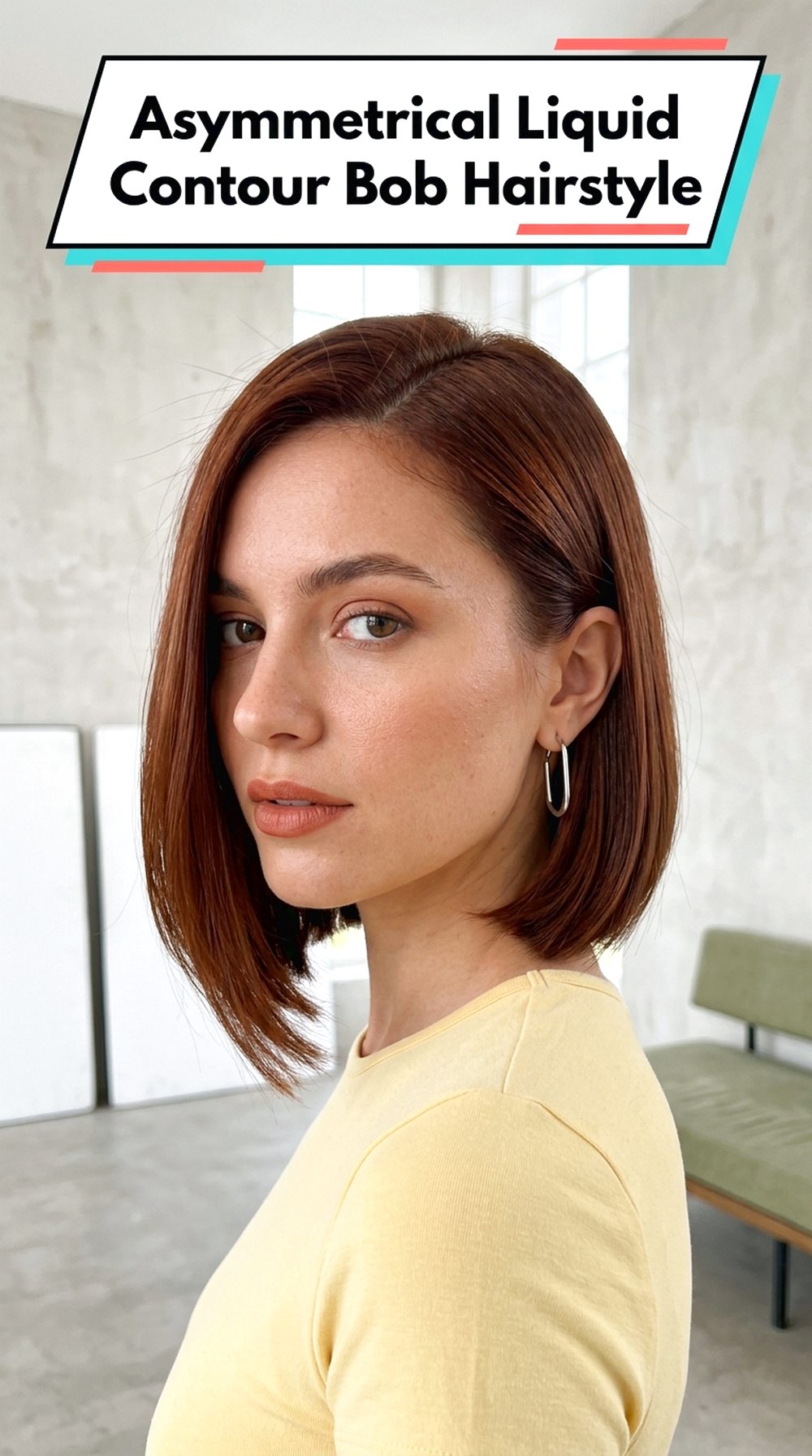 Asymmetrical Liquid Contour Bob