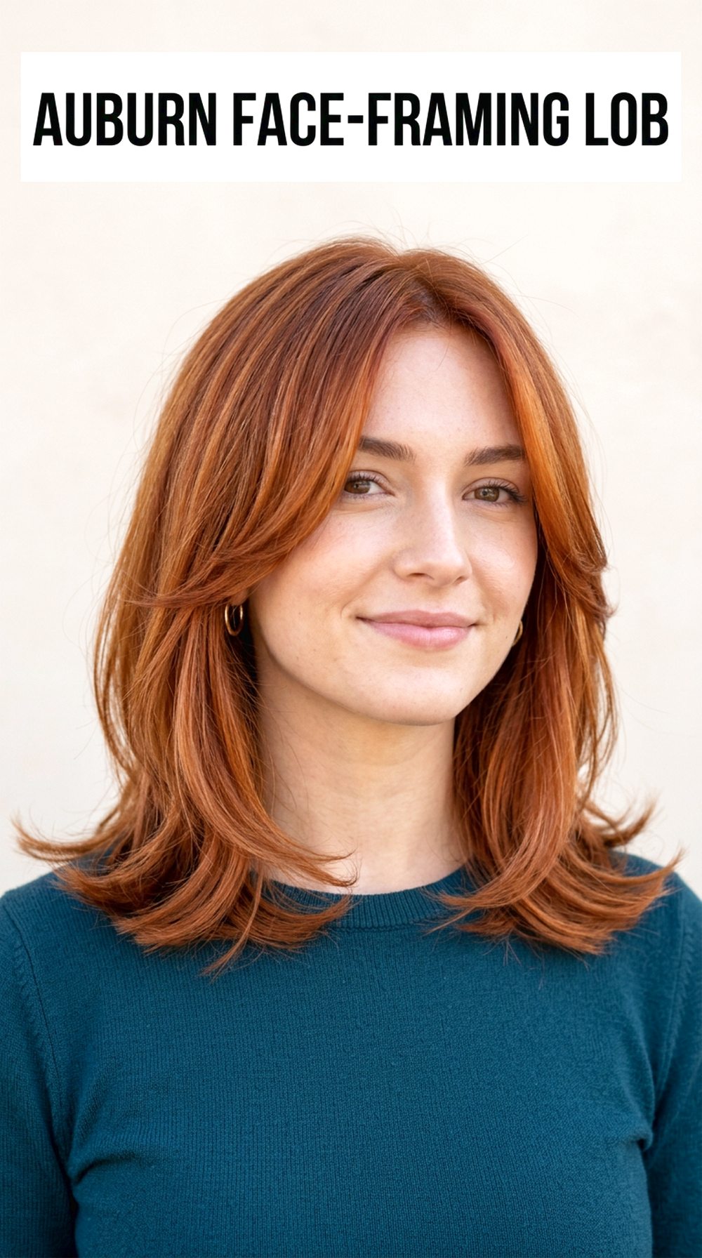 Auburn Face-Framing Long Bob