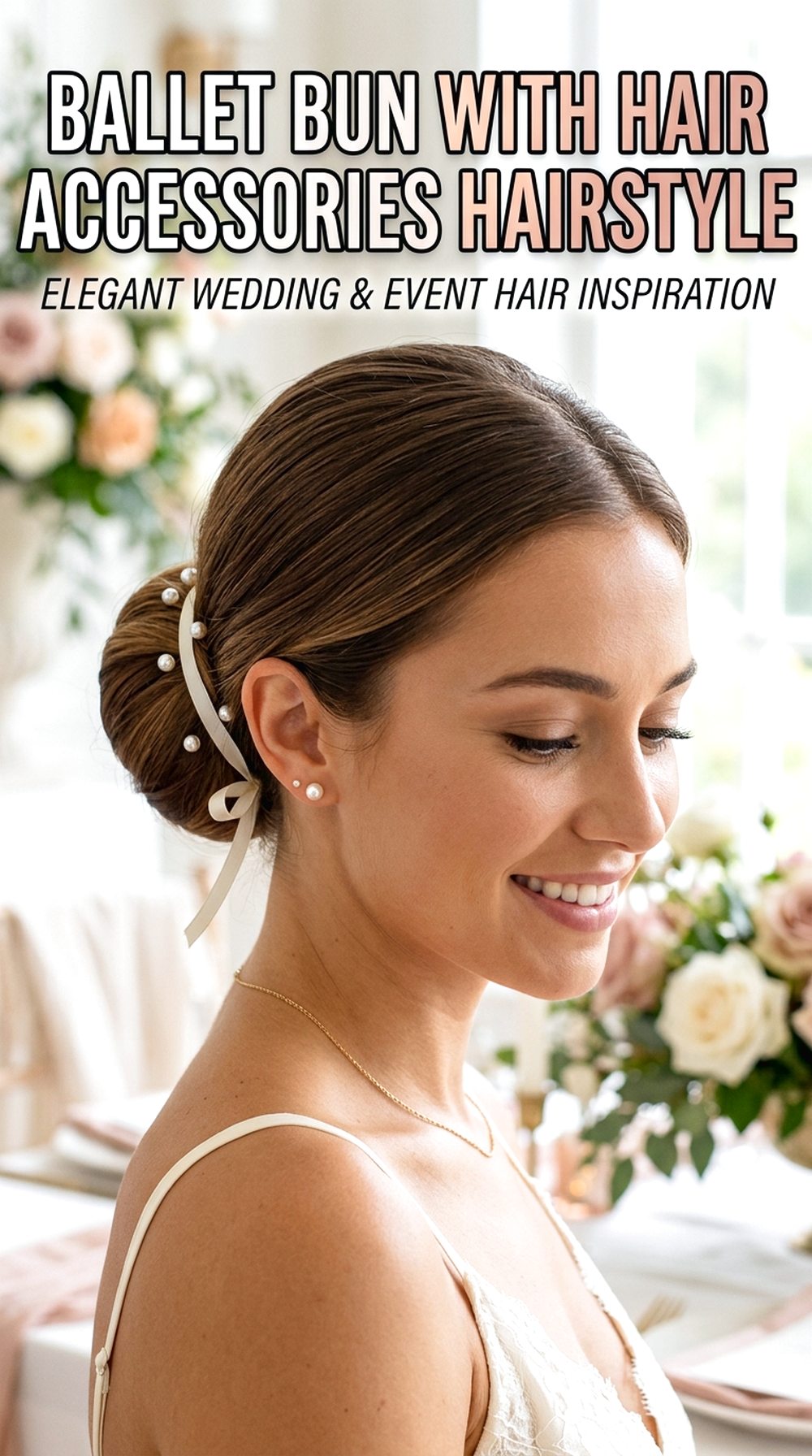 Ballet Bun With Hair Accessories