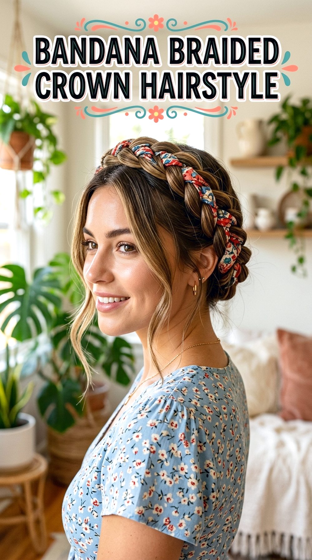 Bandana Braided Crown