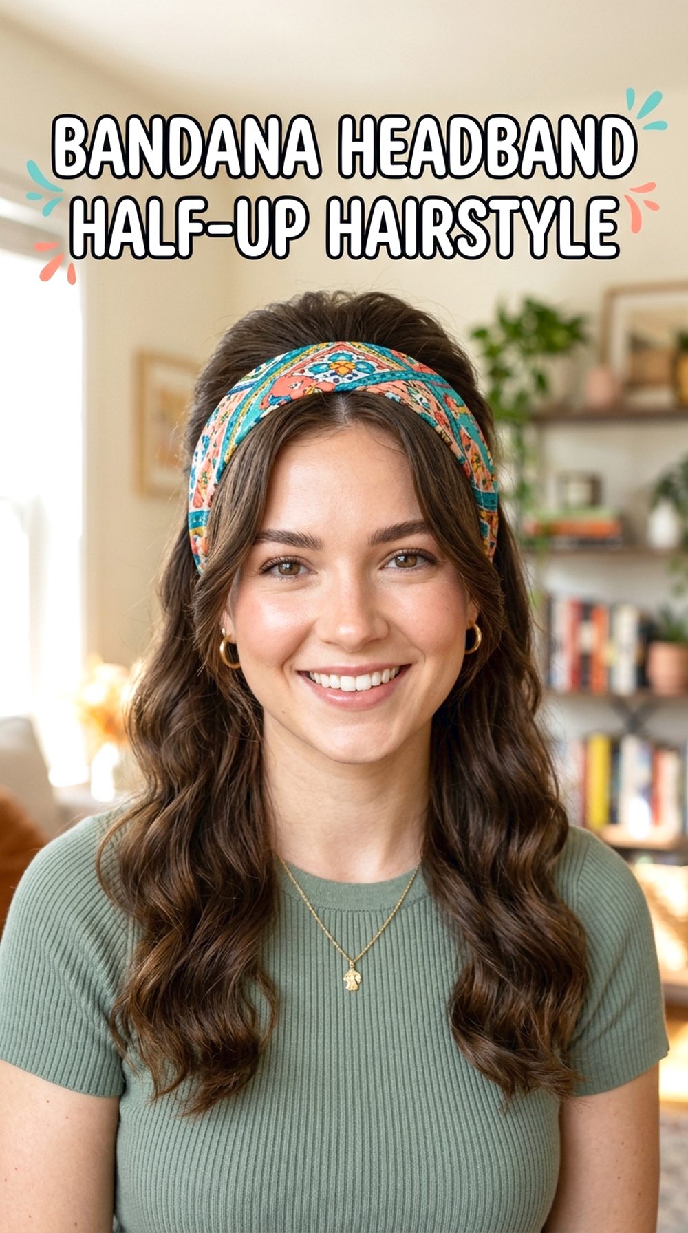Bandana Headband Half-Up