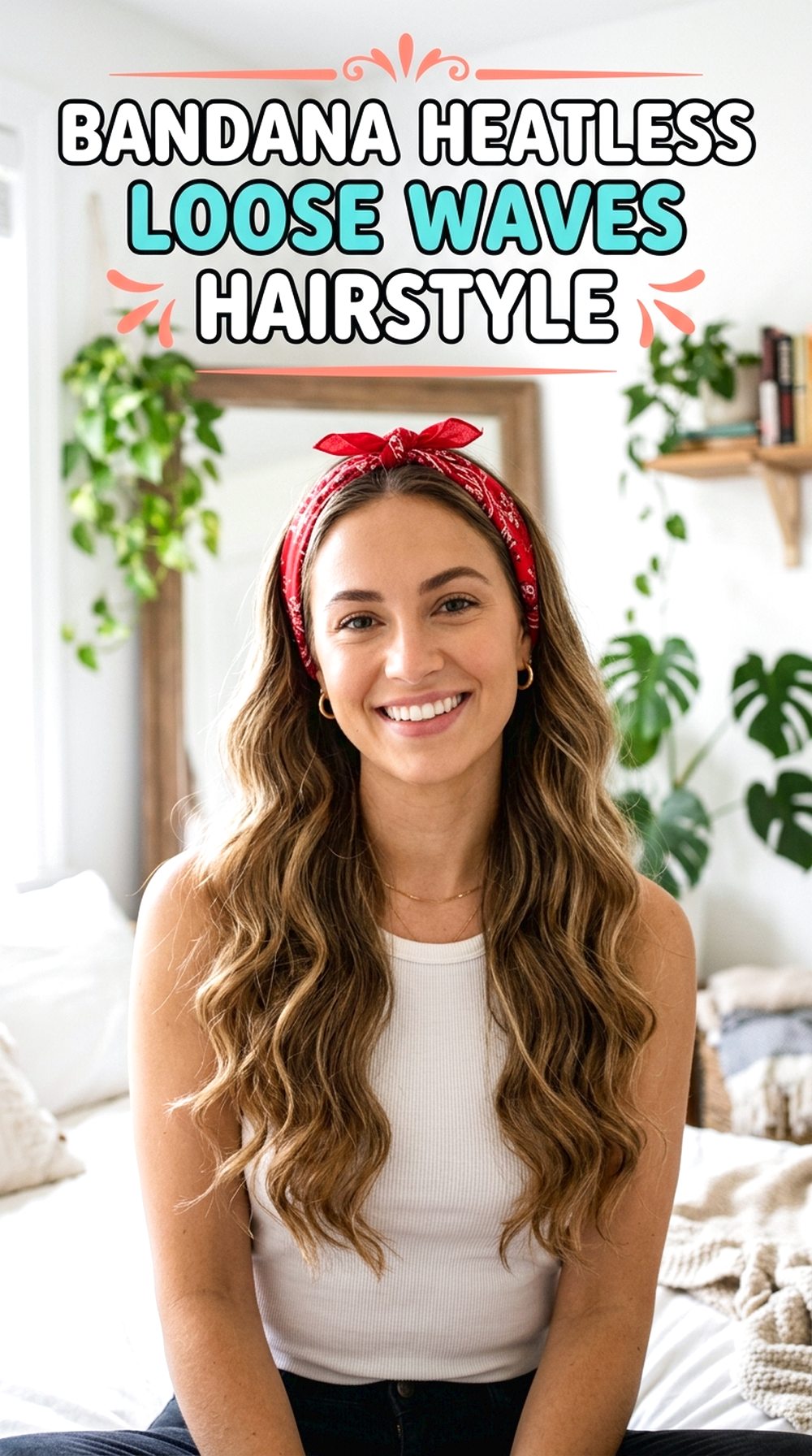 Bandana Heatless Loose Waves