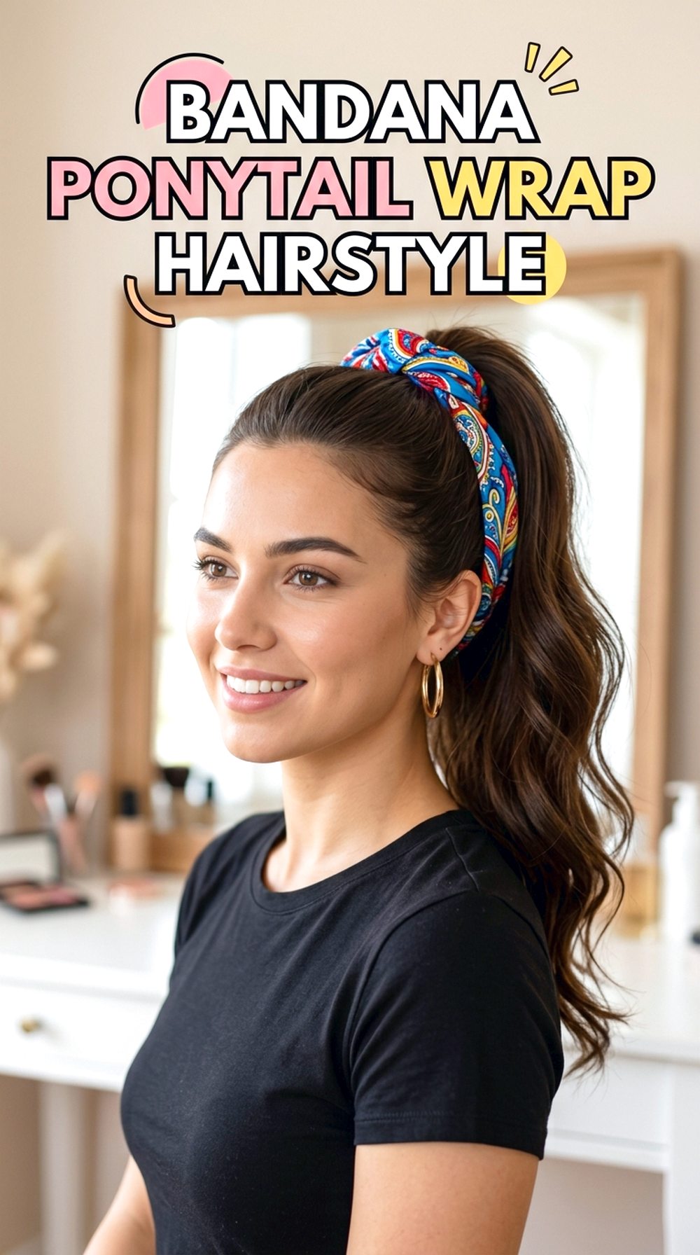 Bandana Ponytail Wrap