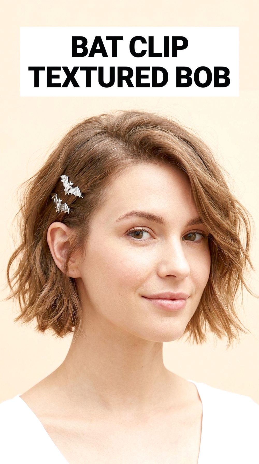 Bat Clip Textured Bob