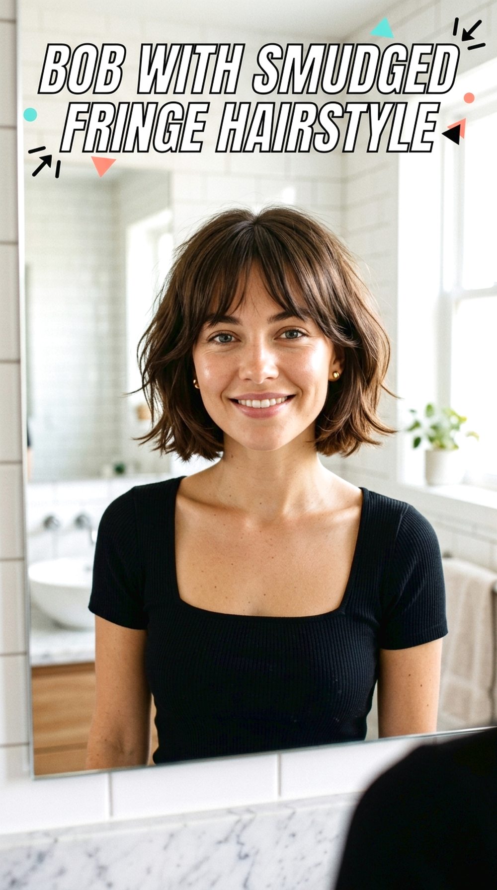 Bob With Smudged Fringe