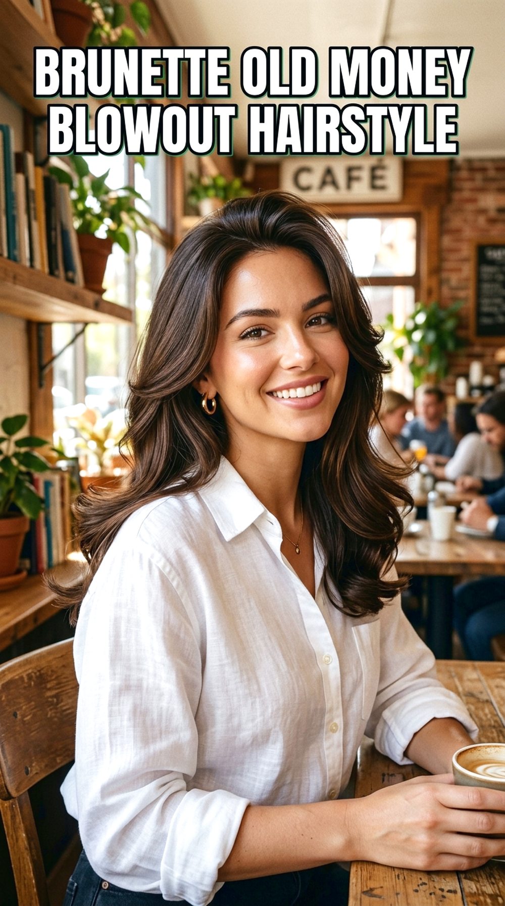 Brunette Old Money Blowout