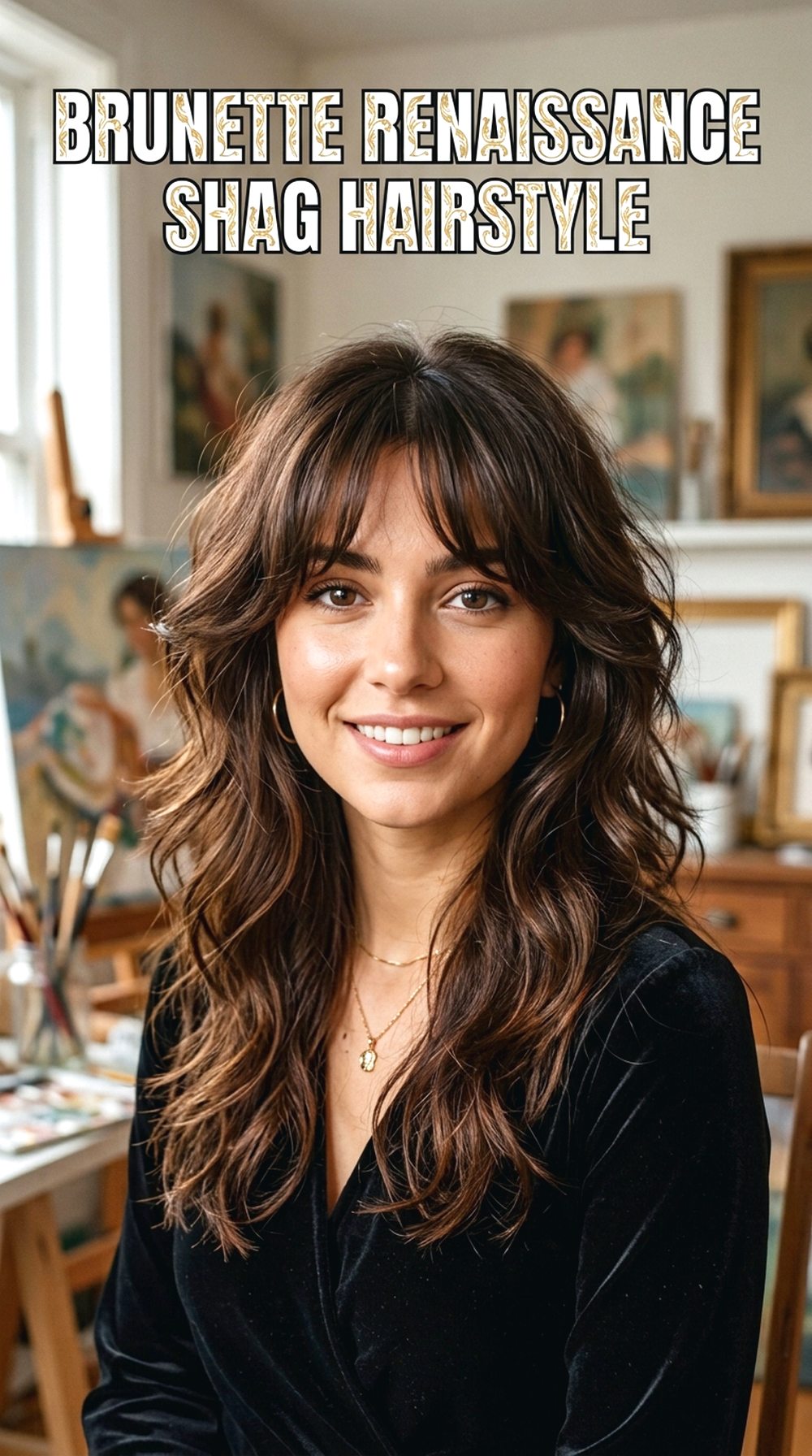Brunette Renaissance Shag