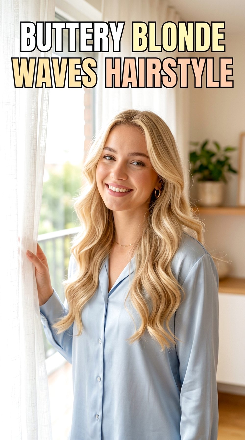 Buttery Blonde Waves