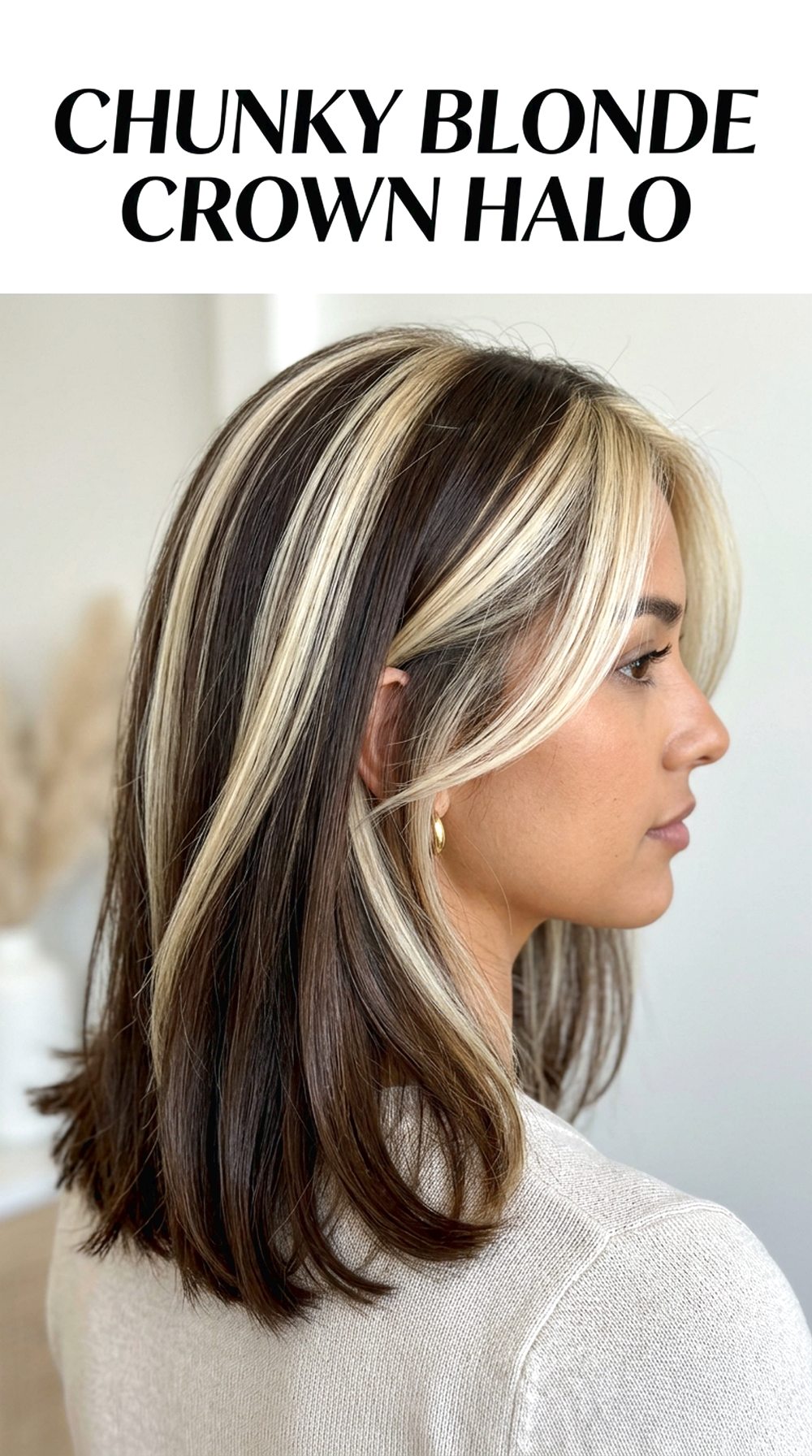 Chunky Blonde Crown Halo