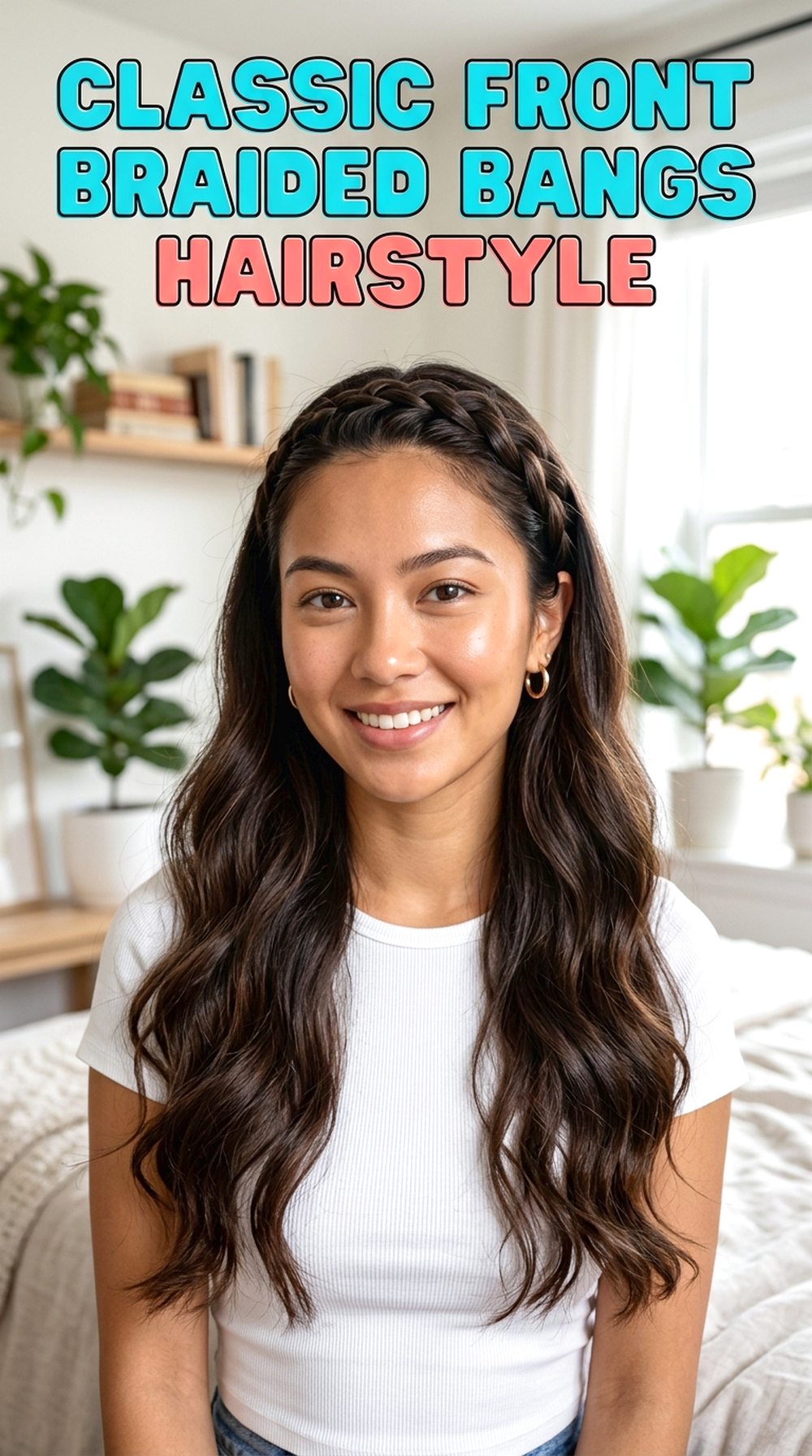 Classic Front Braided Bangs