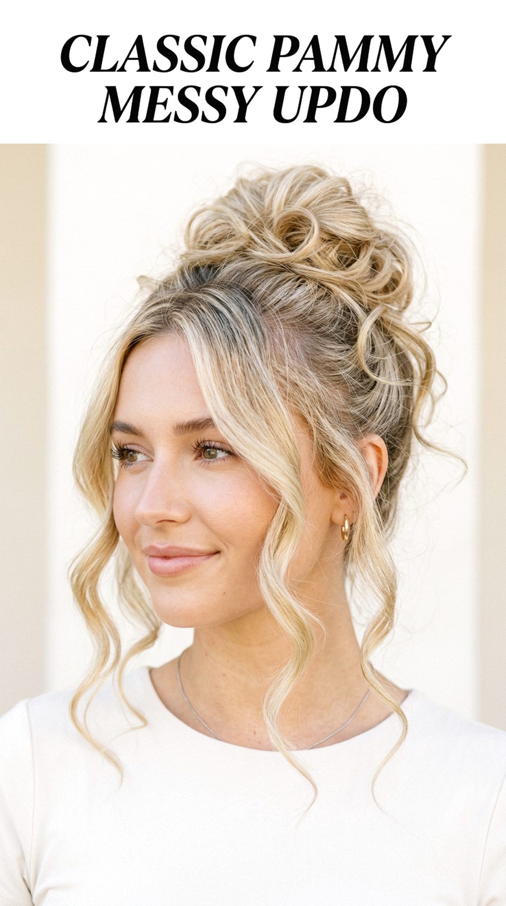 Classic Pammy Messy Updo