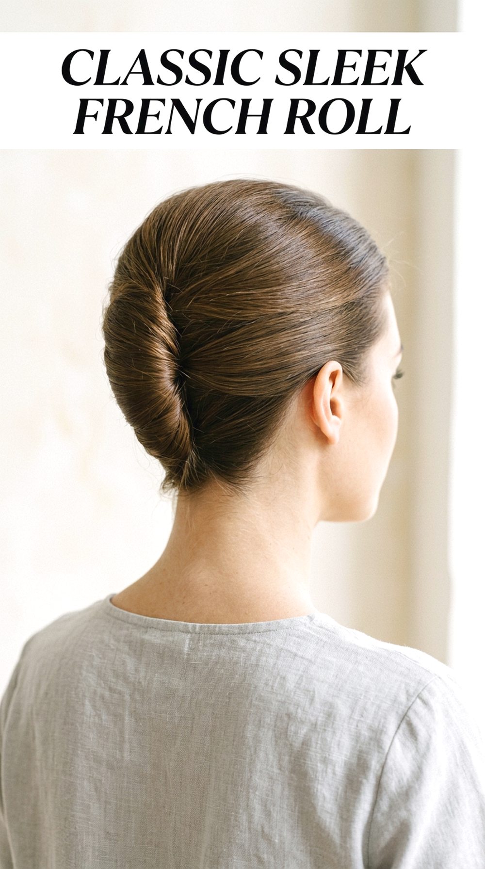 Classic Sleek French Roll